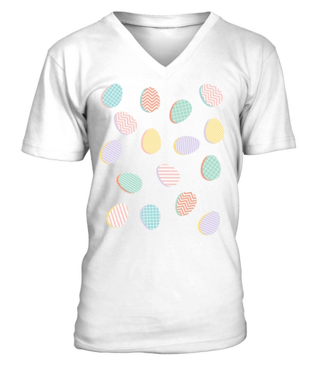 Easter Eggs V-Neck T-shirt
