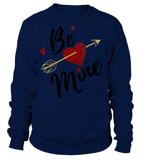 Be Mine forever Valentines day couple love heart Women's Sweatshirt