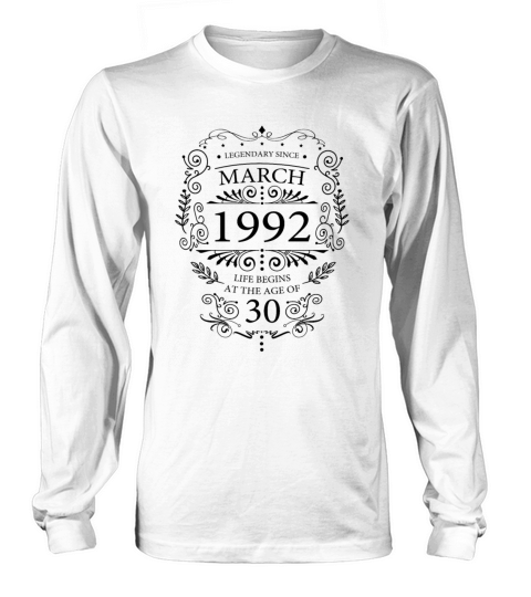 Vintage 1992 birthday gift ideas for women Women's Long Sleeve