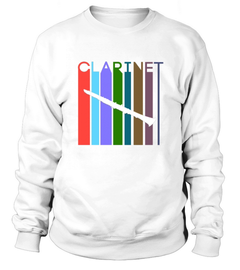 Cool Clarinet Art Tshirt Women's Sweatshirt