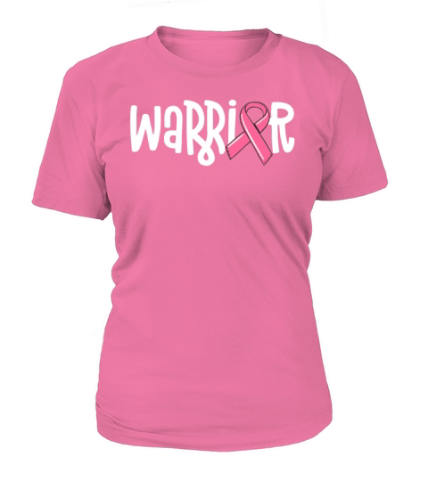 Warrior Breast Cancer Awareness Pink Ribbon Chemo Women's T-Shirt
