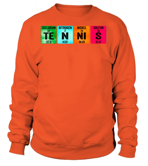 Tennis Periodic Table Women's Sweatshirt