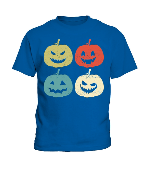 Scary Smiley Pumpkin Halloween 2020 Fun Gift Kids T-Shirt