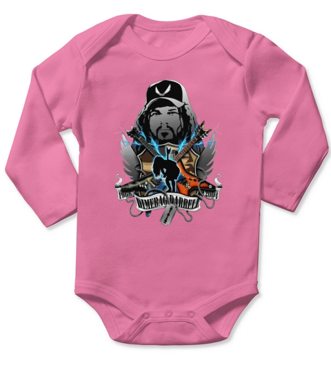 Dimebag Darrell Long Sleeve Baby One-Piece