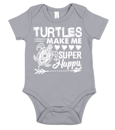 Turtle Short Sleeve Baby One-Piece