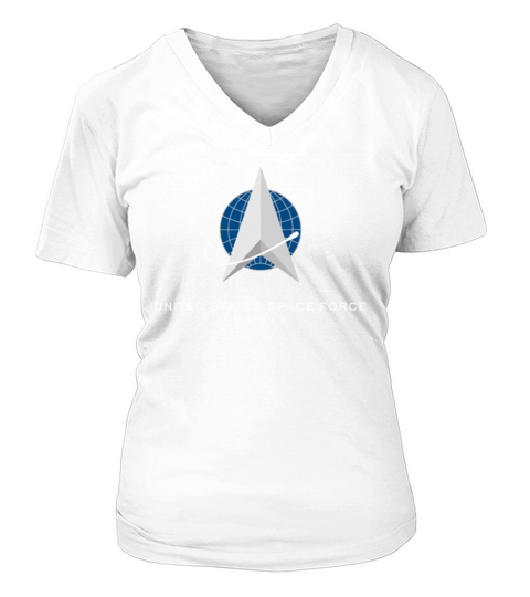 US space force V-neck T-Shirt Woman