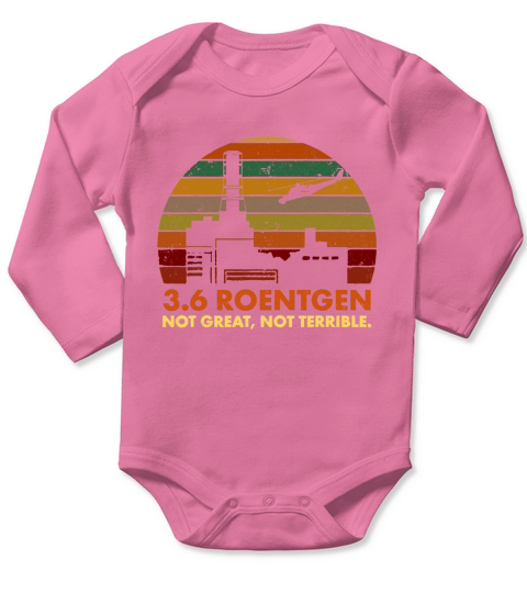 3.6 Roentgen not great not terrible vintage shirt Long Sleeve Baby One-Piece