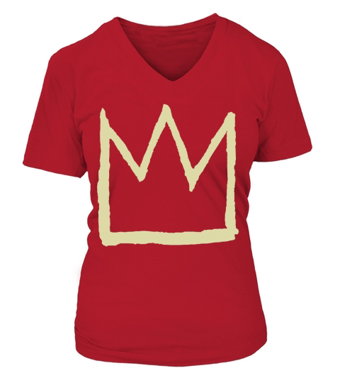 T-shirt de dinosaure basquiat V-neck T-Shirt Woman