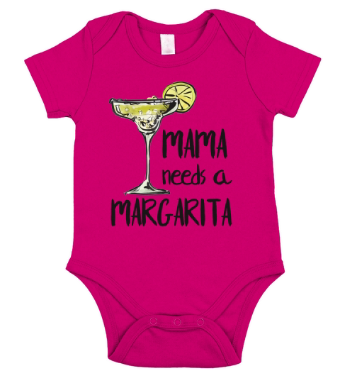 Official Mama Needs A Margarita Mother’s Day Gift Short Sleeve Baby One-Piece