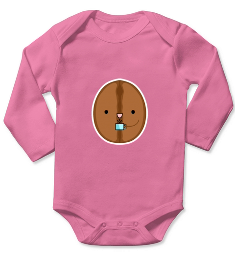 Coffee bean Long Sleeve Baby One-Piece