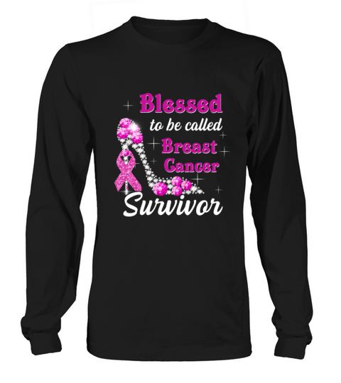 Black Girl Breast Cancer Survivor Me High Heels Women's Long Sleeve