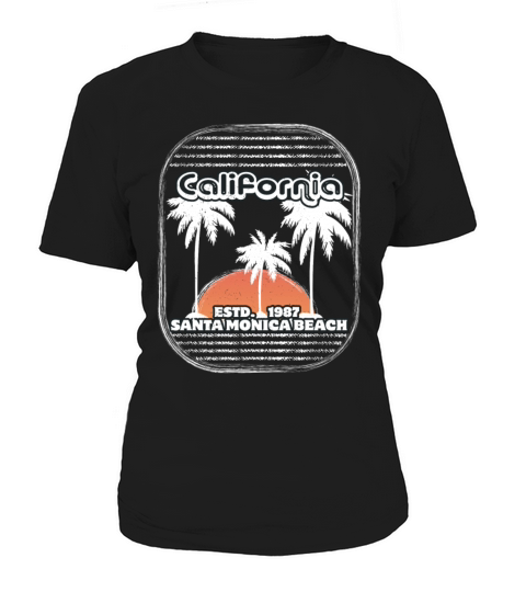California Santa Monica Beach Women's T-Shirt