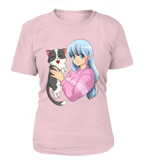 Anime Neko Cat Girl I Waifu Pastel Kawaii Anime Gi Women's T-Shirt