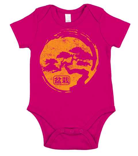 Bonsai Tree Japan Short Sleeve Baby One-Piece