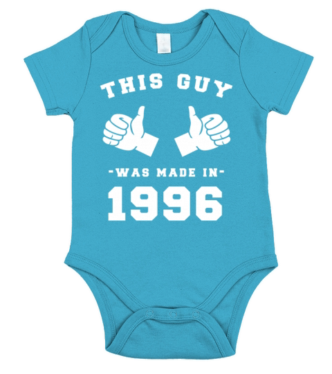 This Guy was made in 1996 Birthday Shirt Short Sleeve Baby One-Piece