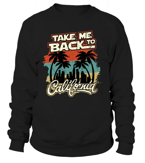 California palm trees summer sea beach Los Angeles Women's Sweatshirt