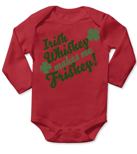 Irish Whiskey Long Sleeve Baby One-Piece
