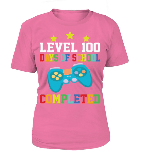 Video Gamer Student 100th Day Teacher 100 Days Women's T-Shirt