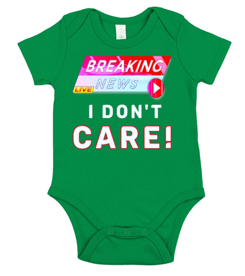 Breaking News No Interest Cool Gift fun Short Sleeve Baby One-Piece