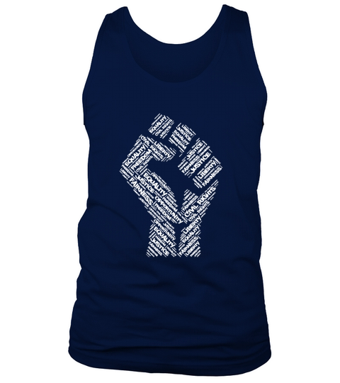 Civil Rights Black Power Fist March Tank Top Unisex