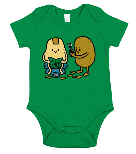 Potato Barbers Corner Short Sleeve Baby One-Piece