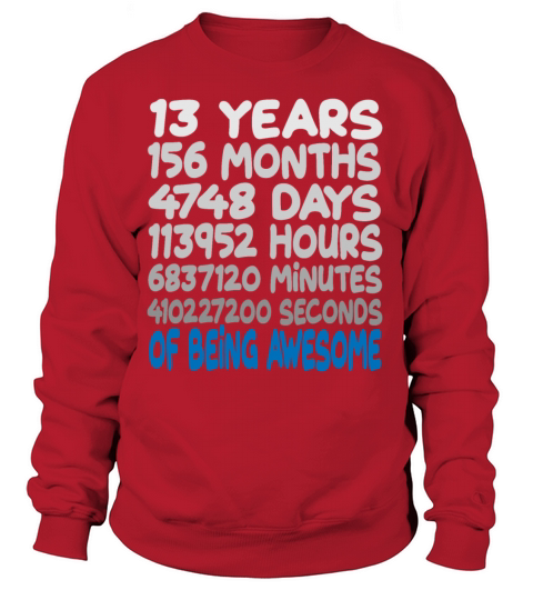 13th Bday Official Teenager Birthday Women's Sweatshirt