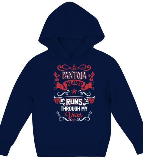 PANTOJA BLOOD RUNS THROUGH MY VEINS Kids Hoodie