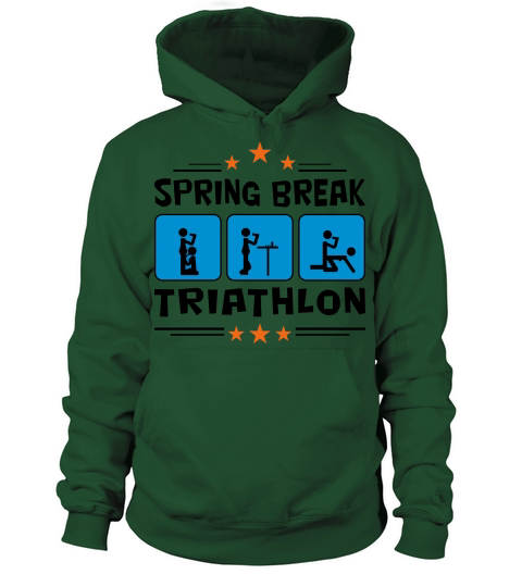 spring break triathlon Women's Hoodie