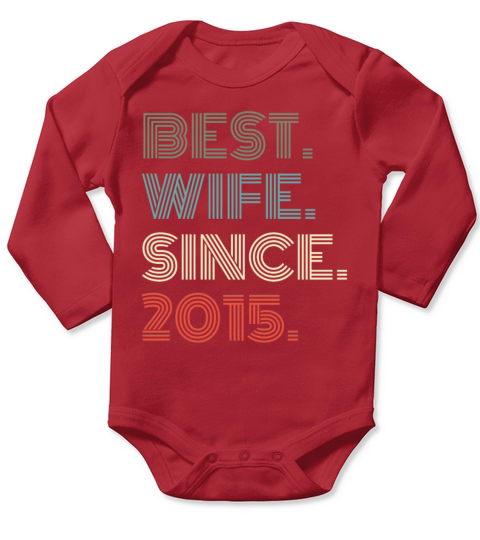 Womens 1st Wedding Anniversary Gift Wife Since Long Sleeve Baby One-Piece