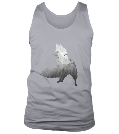 Fox Animal Motivation Mountain Men Women Men's Tank Top
