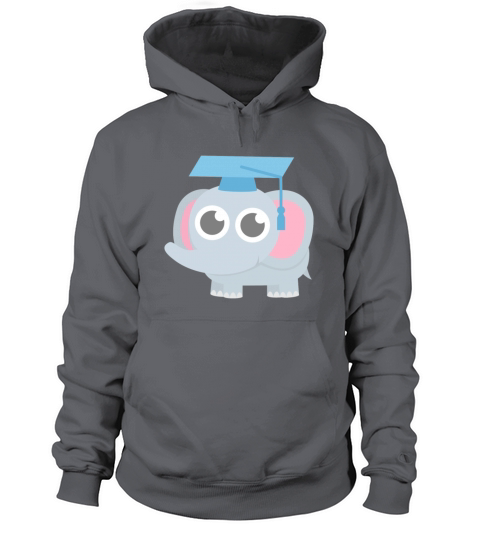 Cute Elephant Graduate Women's Hoodie