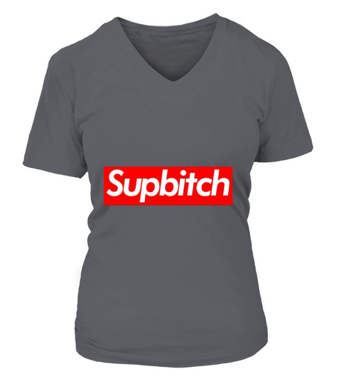 Supbitch Logo V-neck T-Shirt Woman