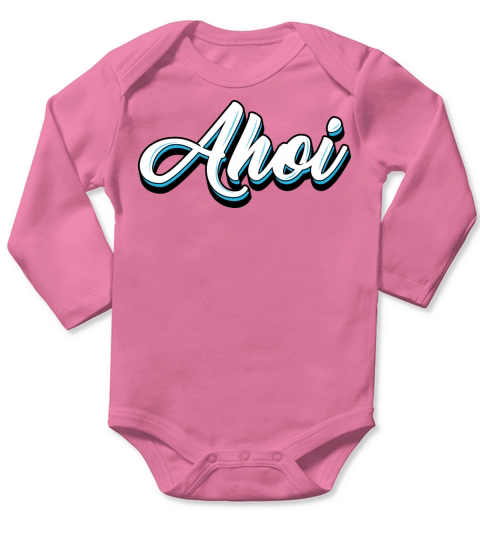 Ahoi Ahoy Sea Call Long Sleeve Baby One-Piece