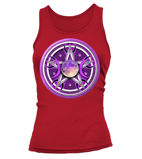 Purple Moon Pentacle Women's Tank Top