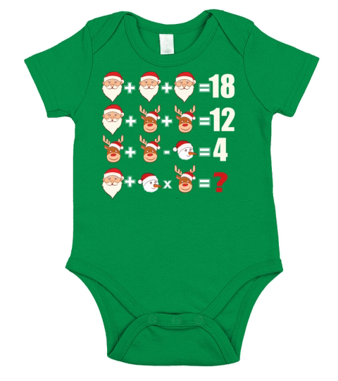 Rudolph Santa Snowman Merry Christmas Design For Short Sleeve Baby One-Piece