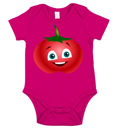 Tomato Short Sleeve Baby One-Piece