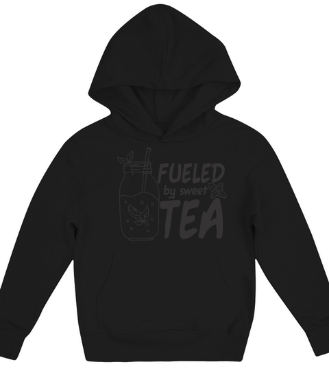 Fuelled by sweet tea I funny southern country Kids Hoodie