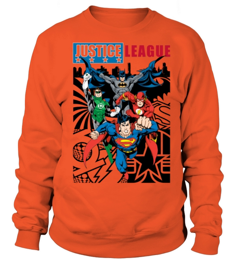 Justice League Comic Cover Group Women's Sweatshirt