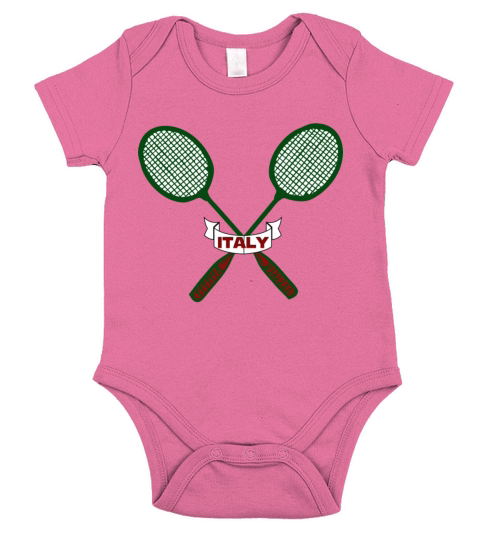 italy badminton shirt Short Sleeve Baby One-Piece
