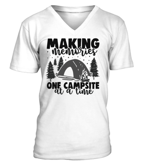 Making memories one campsite at a time Men's V-Neck T-shirt