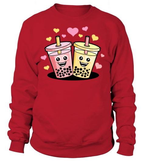 Bubble Tea Boba Drink Milk Drinking Cute Ball Gift Women's Sweatshirt