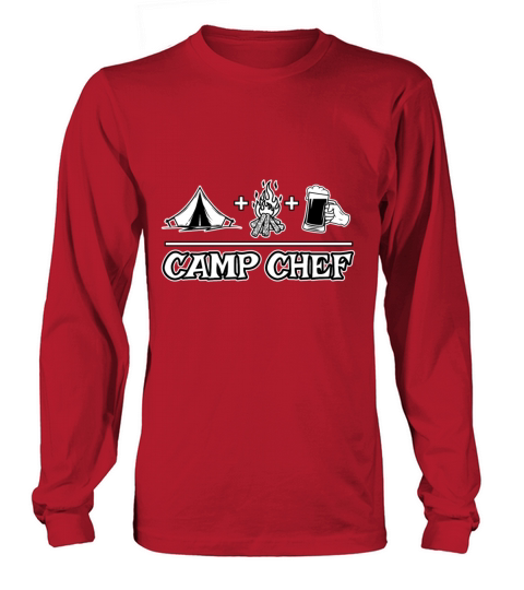 Camp Chef Gift for Summer Campsite Cooks and Men's Long Sleeve