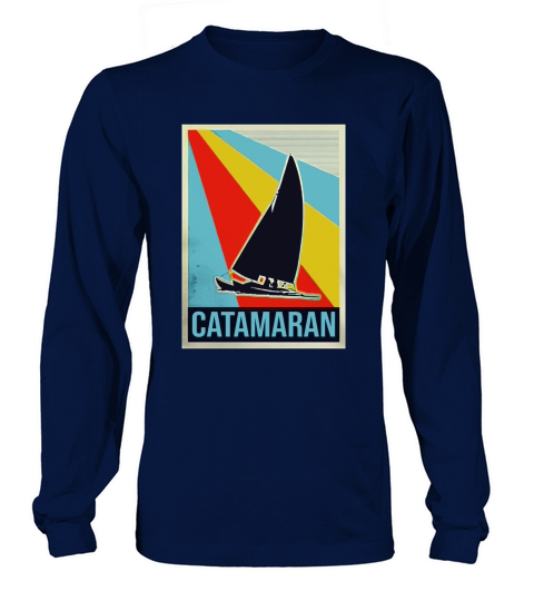 Vintage Catamaran Shirt Long sleeved Unisex