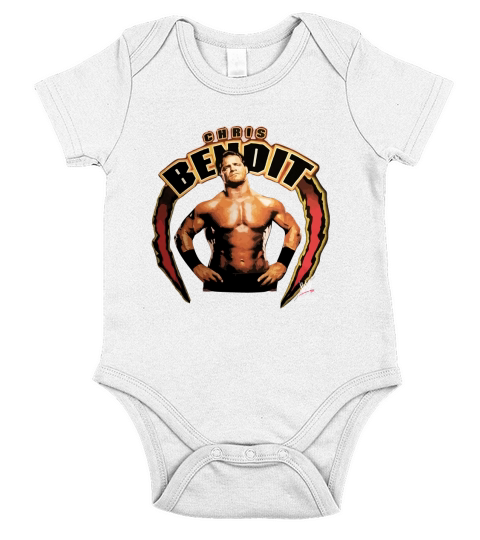 Vintage Chris Benoit WWE Short Sleeve Baby One-Piece