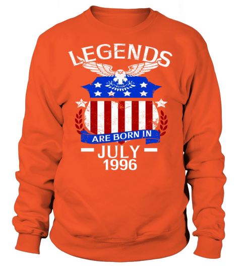 Legends Are Born In July 1996 Women's Sweatshirt