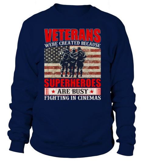 Veterans Were Created Veteran Women's Sweatshirt