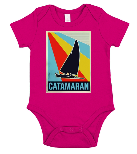 Vintage Catamaran Shirt Short Sleeve Baby One-Piece
