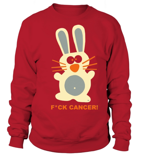Fuck Cancer Chemo Gift T-Shirt Chemotherapy Bunny Men's Sweatshirt