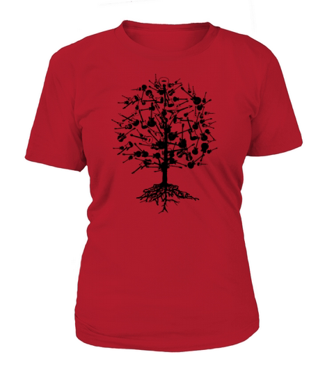 Guitars Tree American Apparel T-Shirt T-Shirt Woman
