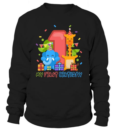 Birthday Baby - 1st Birthday Men's Sweatshirt